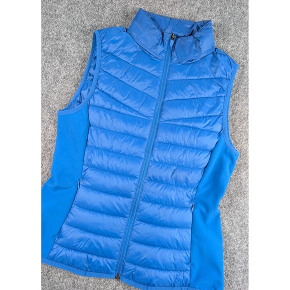 Sweaty Betty Accelerate Running Gilet Vest Womens 4-6 US Royal Blue Full Zip - Picture 1 of 9